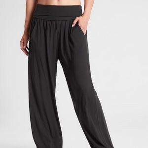 Athleta studio wide leg pant